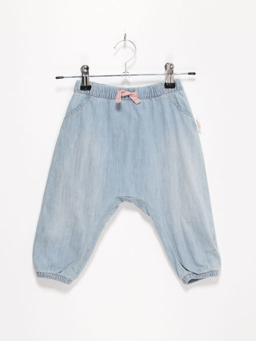 Брюки H&M модель 0450314_блакитний Фото