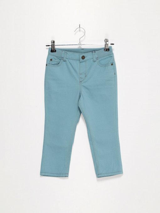 Штани H&M модель 0452008_бірюзовий Фото