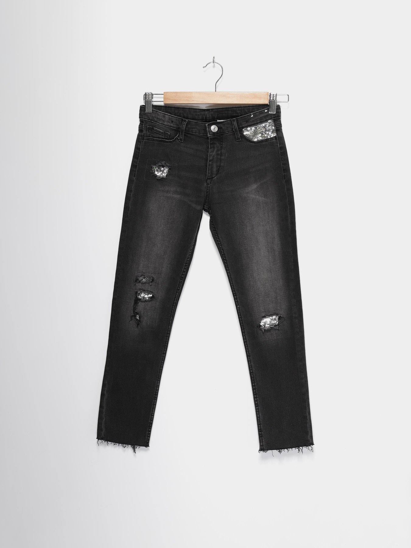 Джинсы H&M модель 0565142_т.сірий Фото
