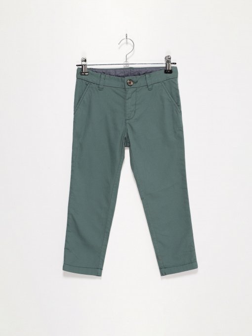 Брюки H&M модель 0578589_зелений Фото