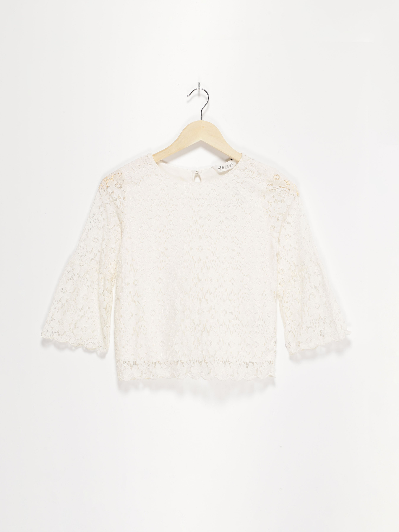 Рубашки H&M модель 0597384_білий Фото