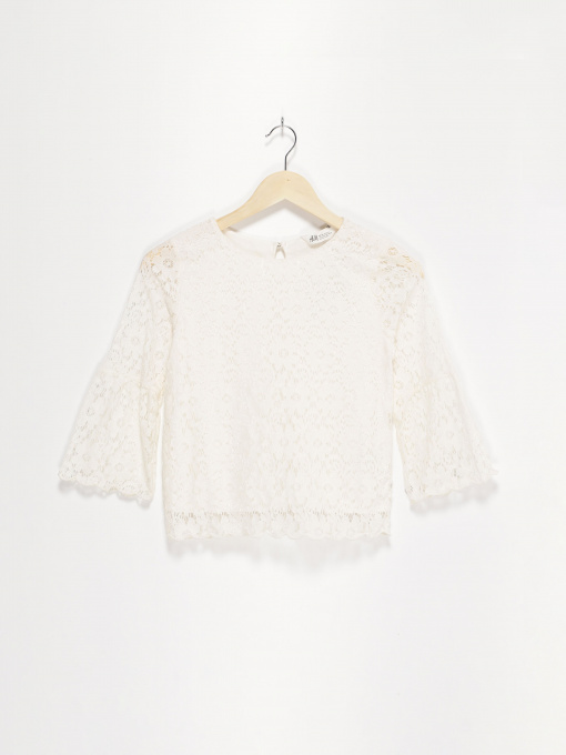 Рубашки H&M модель 0597384_білий Фото