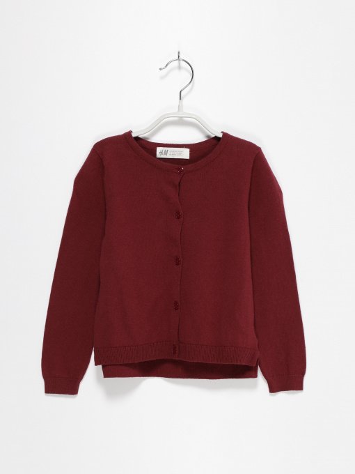 Свитры и кардиганы H&M модель 0611148_т.бордовий Фото