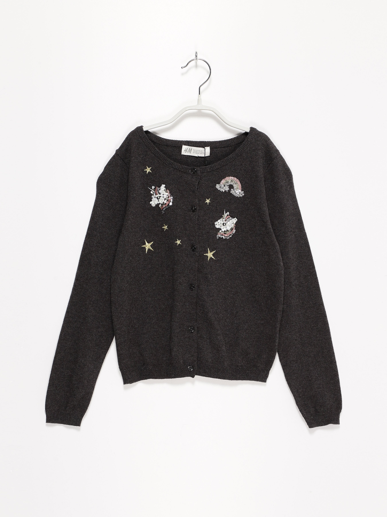 Светри та кардигани H&M модель 0618386_т.сірий Фото