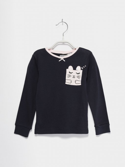 Худі та світшоти H&M модель 06237658_т.синій комб. Фото