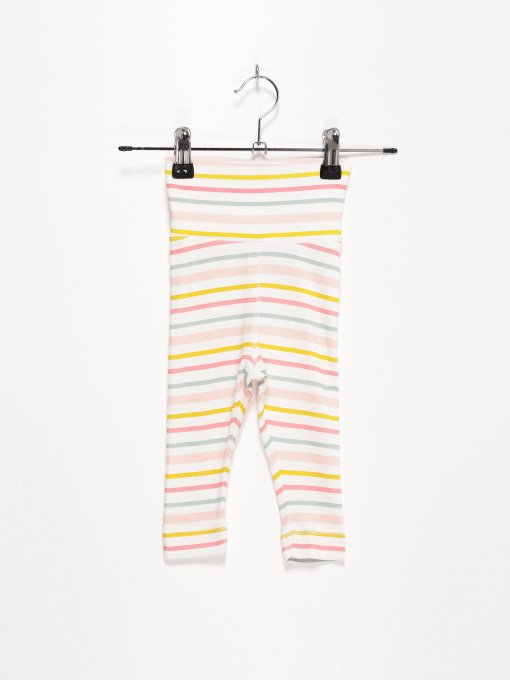 Брюки H&M модель 06244450_білий комб. Фото