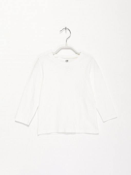 Худі та світшоти H&M модель 0635895_білий Фото