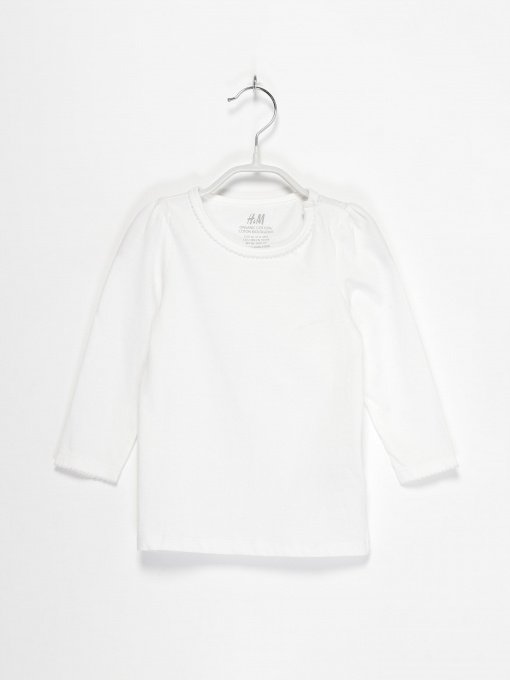 Худі та світшоти H&M модель 0635896_білий Фото