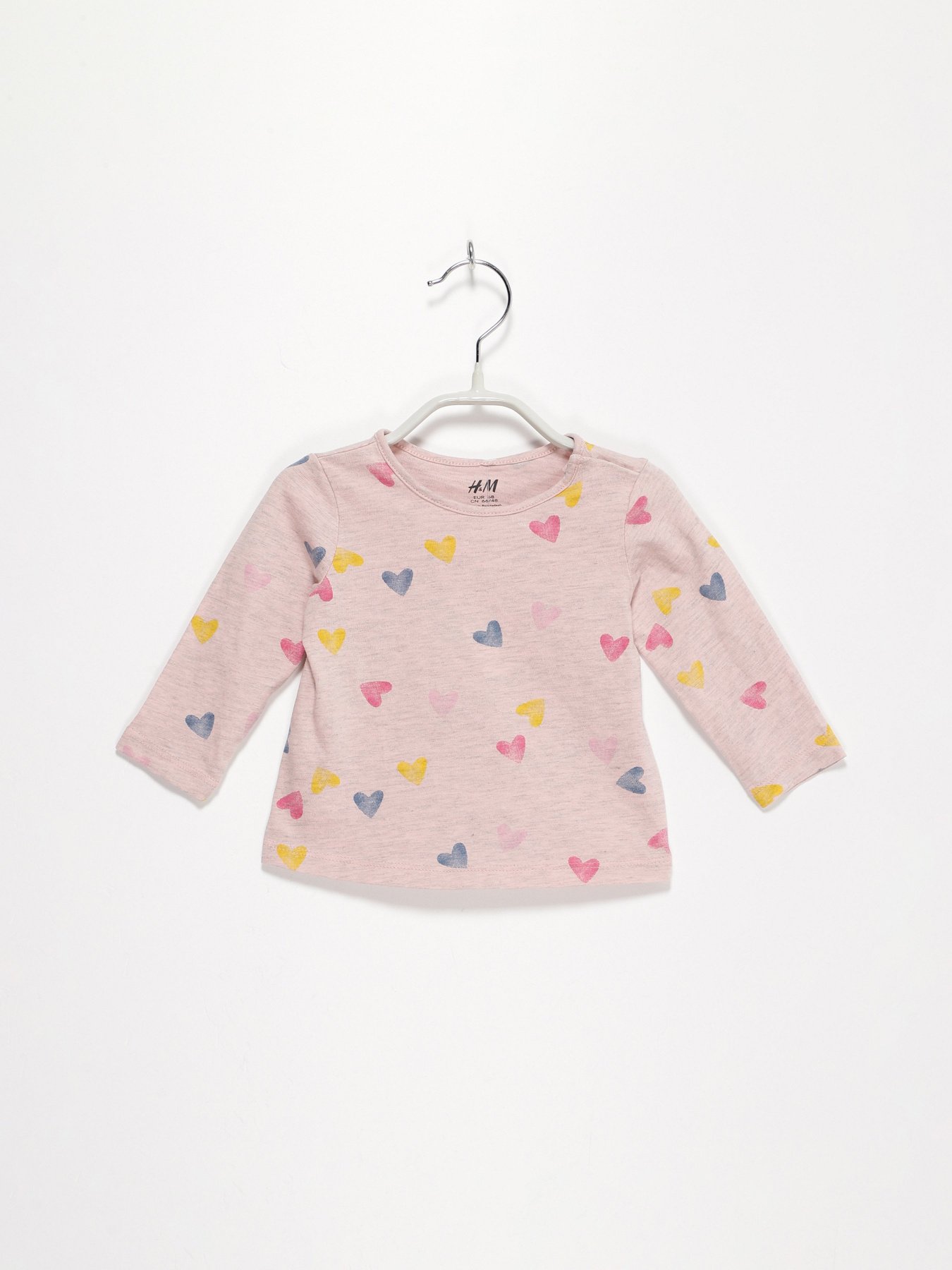 Худі та світшоти H&M модель 0649010_рожевий комб. Фото