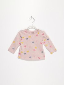 Худі та світшоти H&M модель 0649010_рожевий комб. Фото