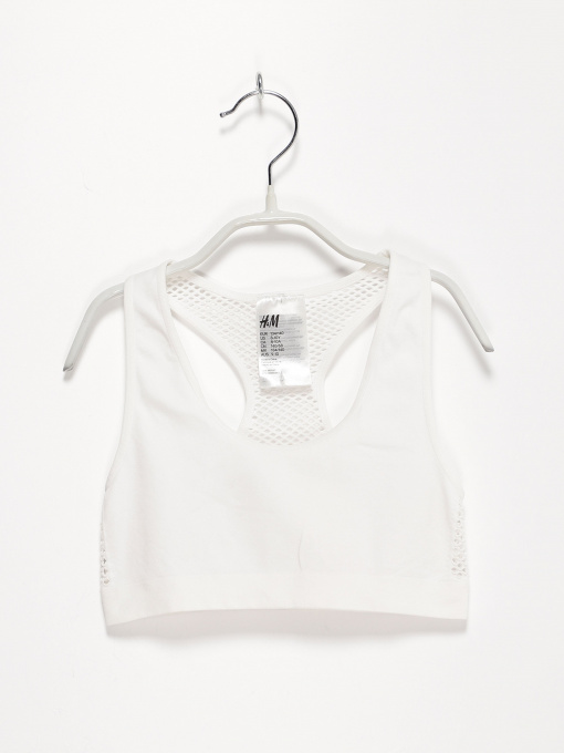 Футболки і поло H&M модель 0659808_білий Фото