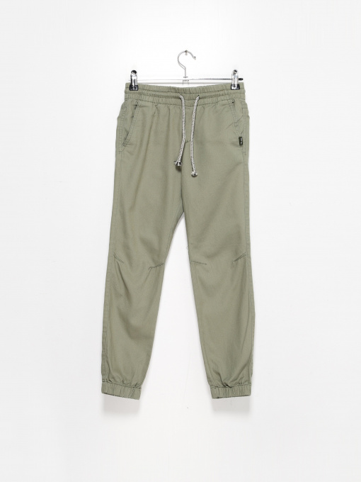 Брюки H&M модель 0869825_оливковий Фото