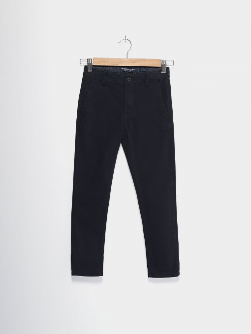 Брюки H&M модель 0689011_т.синій Фото