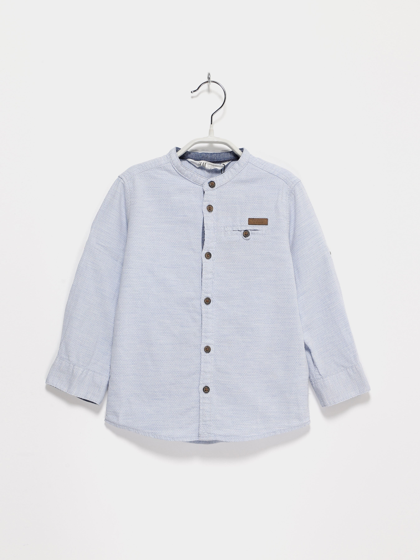 Рубашки H&M модель 0689317_с.синій Фото