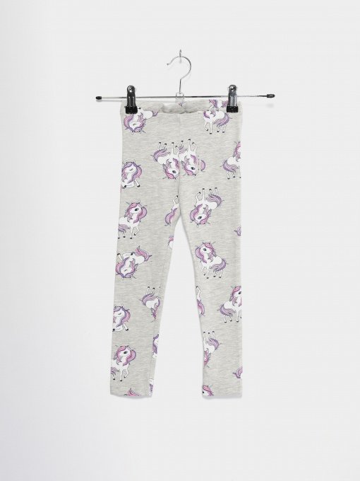 Брюки H&M модель 0690955_сірий комб. Фото