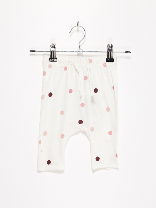 Брюки H&M модель 0706073_білий комб. Фото