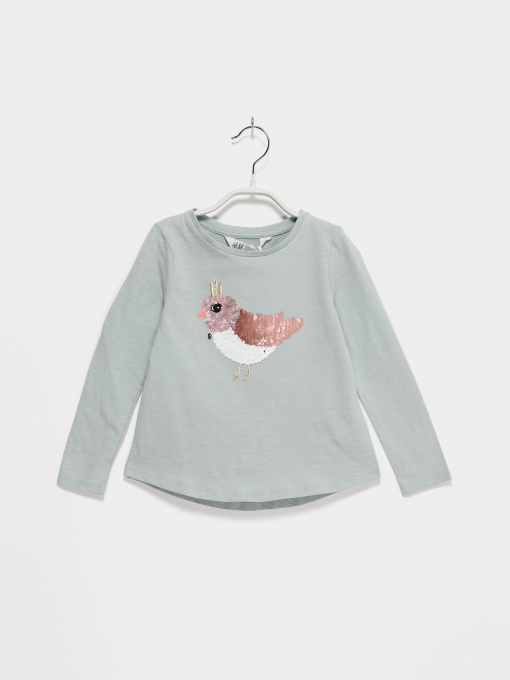 Худі та світшоти H&M модель 0739679_с.зелений комб. Фото