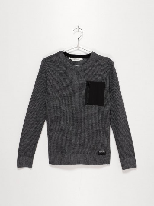 Свитры и кардиганы H&M модель 0743681_т.сірий Фото