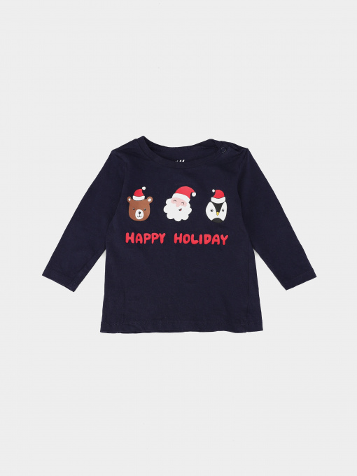 Худі та світшоти H&M модель 0743907_т.синій комб. Фото