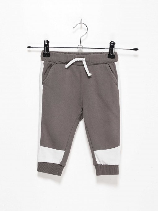 Брюки H&M модель 0743910_сірий з білим Фото
