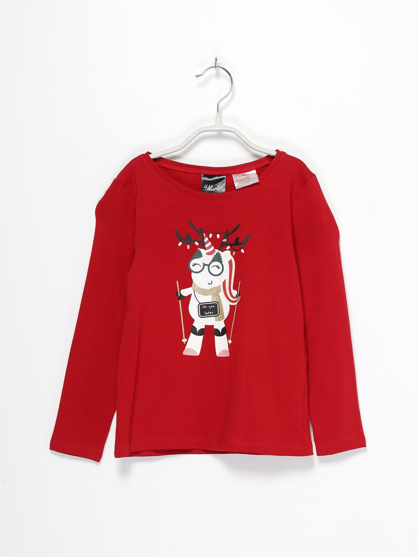 Худі та світшоти H&M модель 07443550_червоний комб. Фото