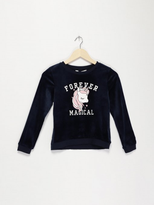 Худи и свитшоты H&M модель 0749098_т.синій комб. Фото