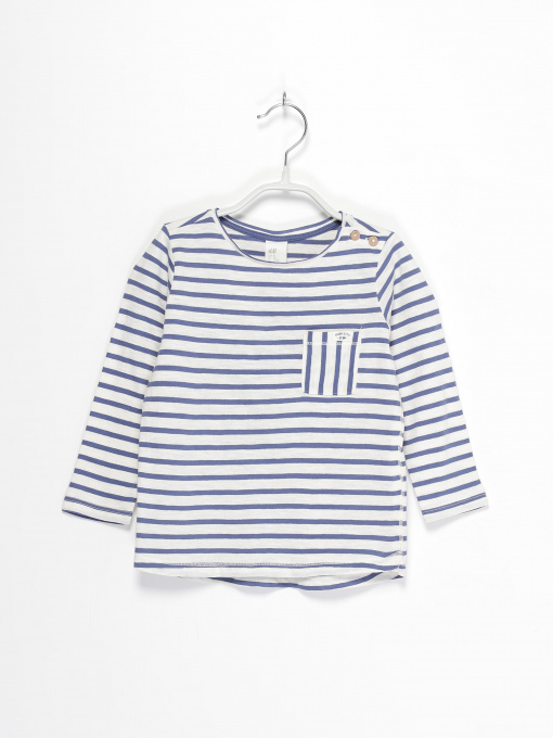 Худі та світшоти H&M модель 0767181_білий з синім Фото