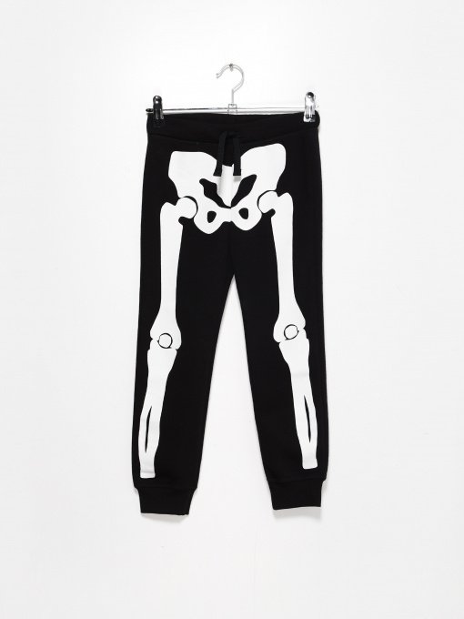 Брюки H&M модель 0938632_чорний з білим Фото
