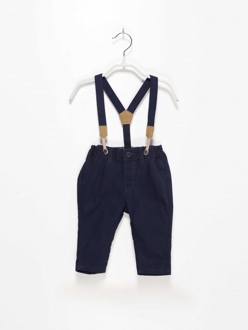 Брюки H&M модель 0768858_т.синій Фото