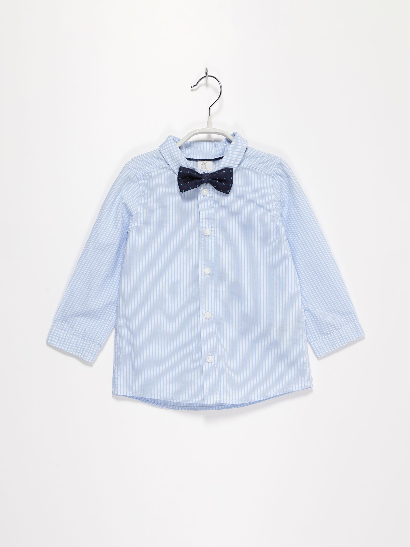 Рубашки H&M модель 07688582_синій комб. Фото