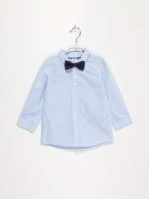 Рубашки H&M модель 07688582_синій комб. Фото