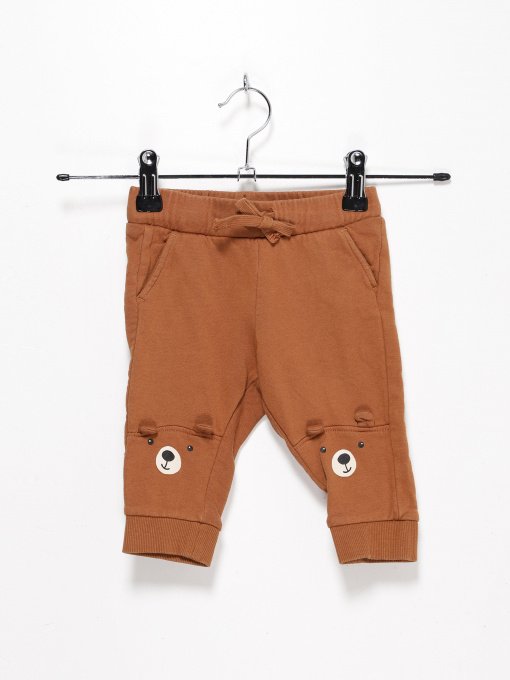 Брюки H&M модель 07915892_коричневий комб. Фото