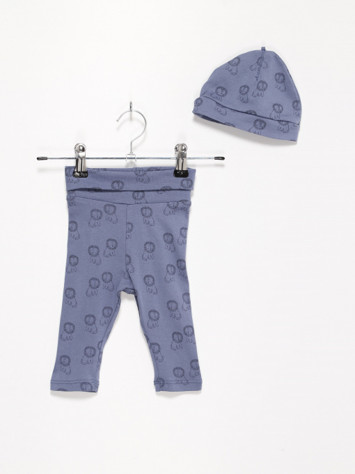 Брюки H&M модель 08142995_синій комб. Фото