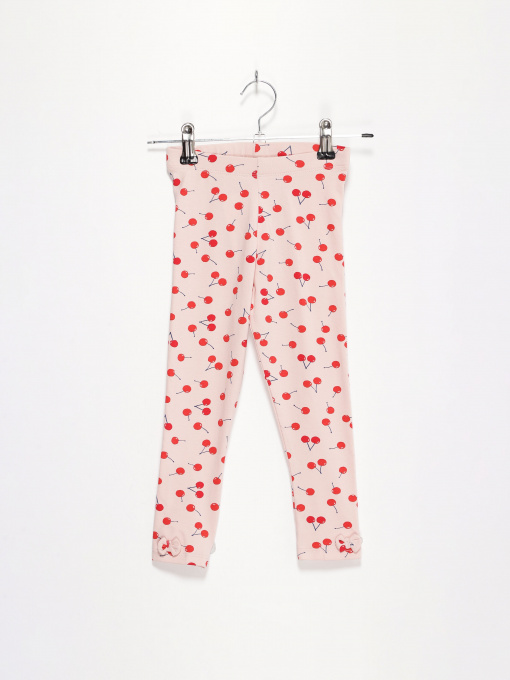 Брюки H&M модель 0825923_рожевий комб. Фото