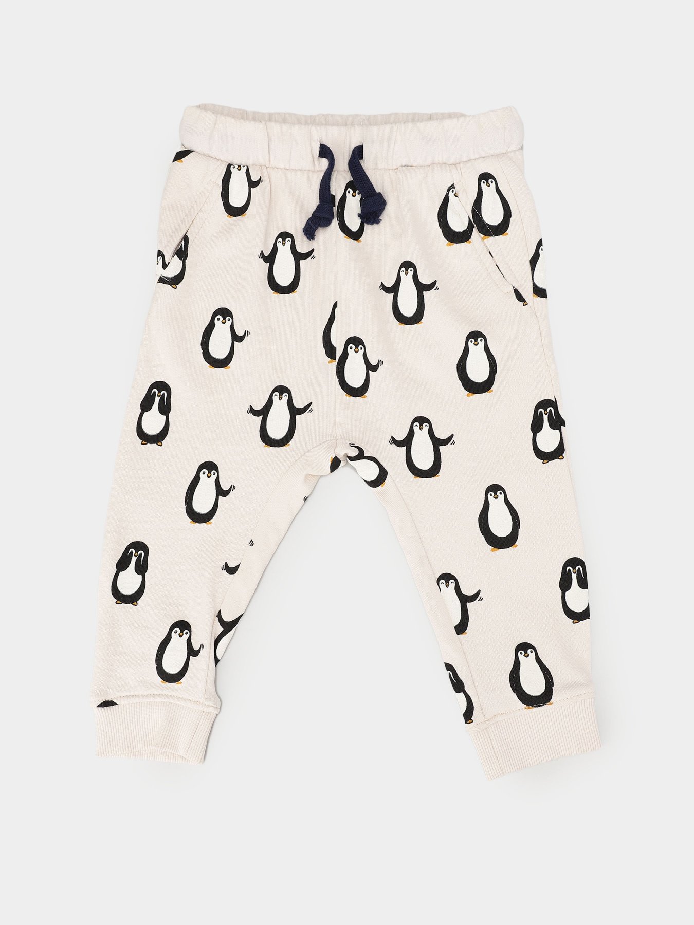 Брюки H&M модель 0826200_с.бежевий комб. Фото