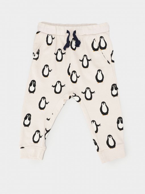 Брюки H&M модель 0826200_с.бежевий комб. Фото