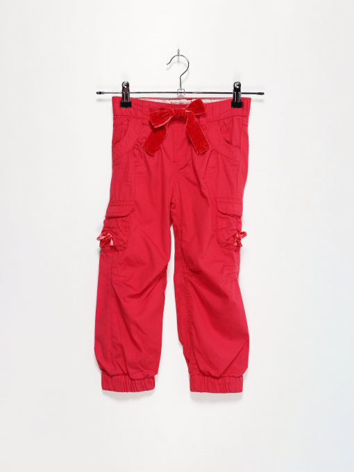 Брюки H&M модель 0828631_рожевий Фото
