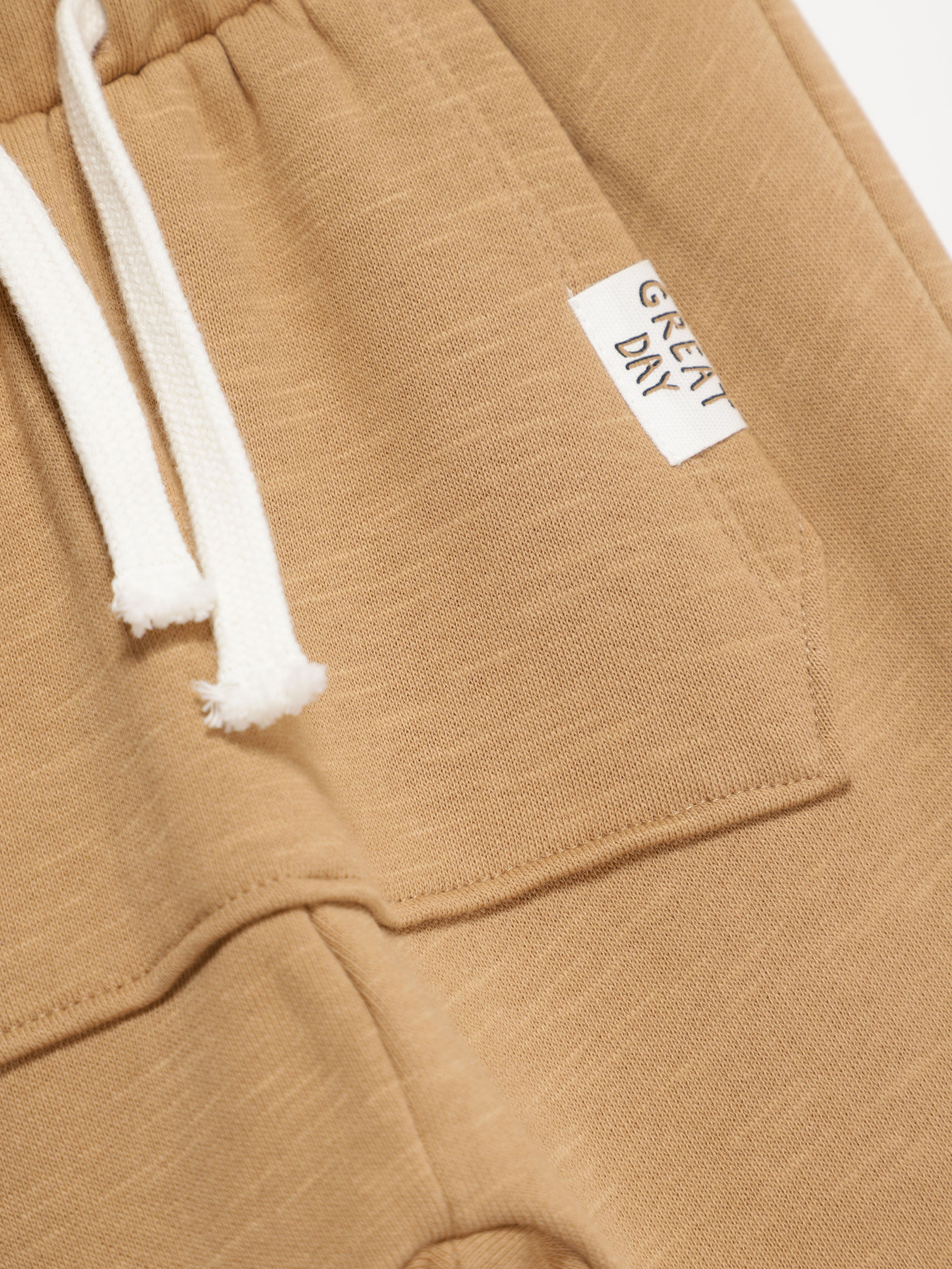 Штани H&M модель 0841544_бежевий Фото