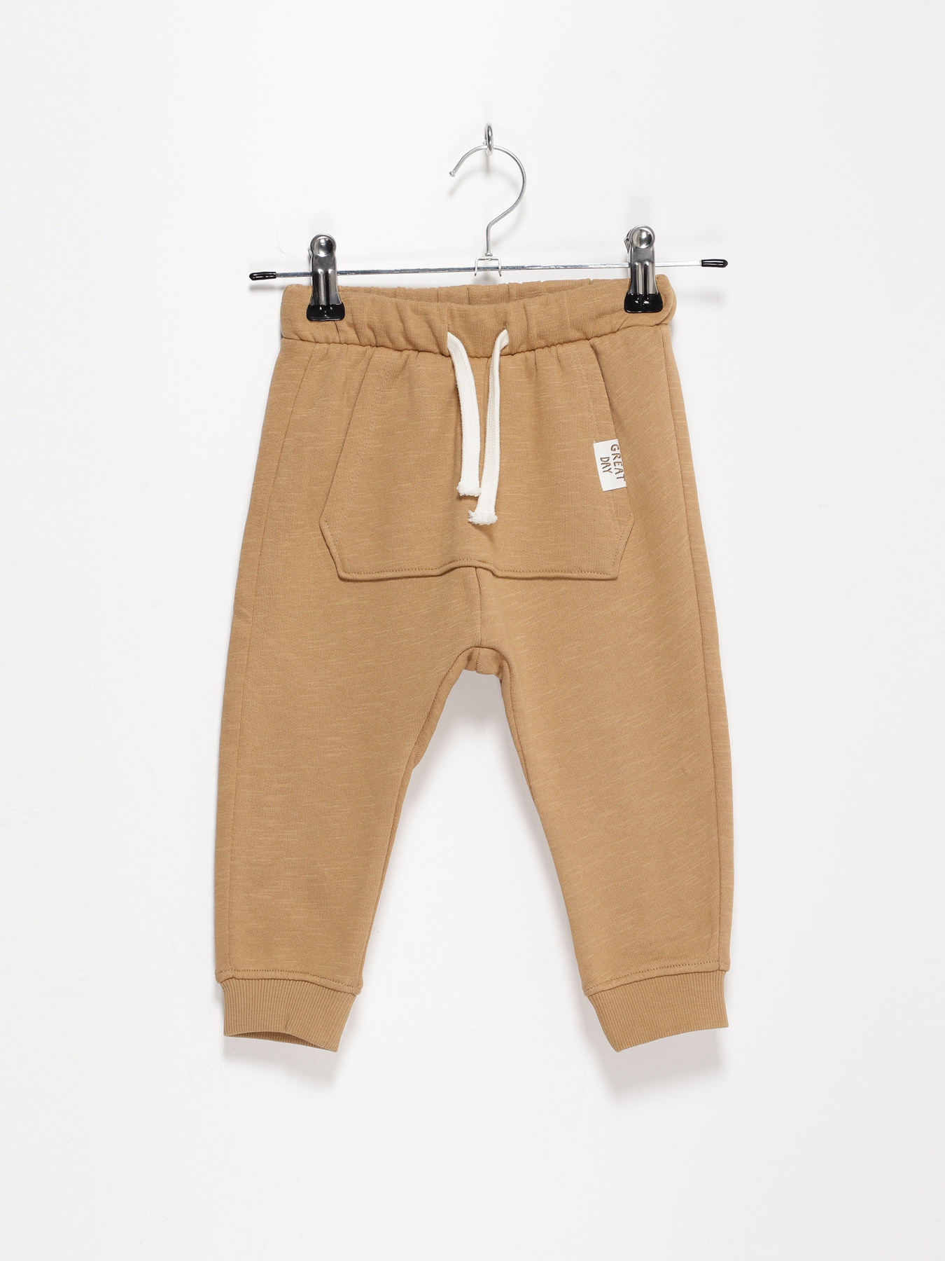 Штани H&M модель 0841544_бежевий Фото