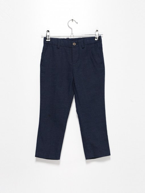 Штани H&M модель 0692846_т.синій комб. Фото