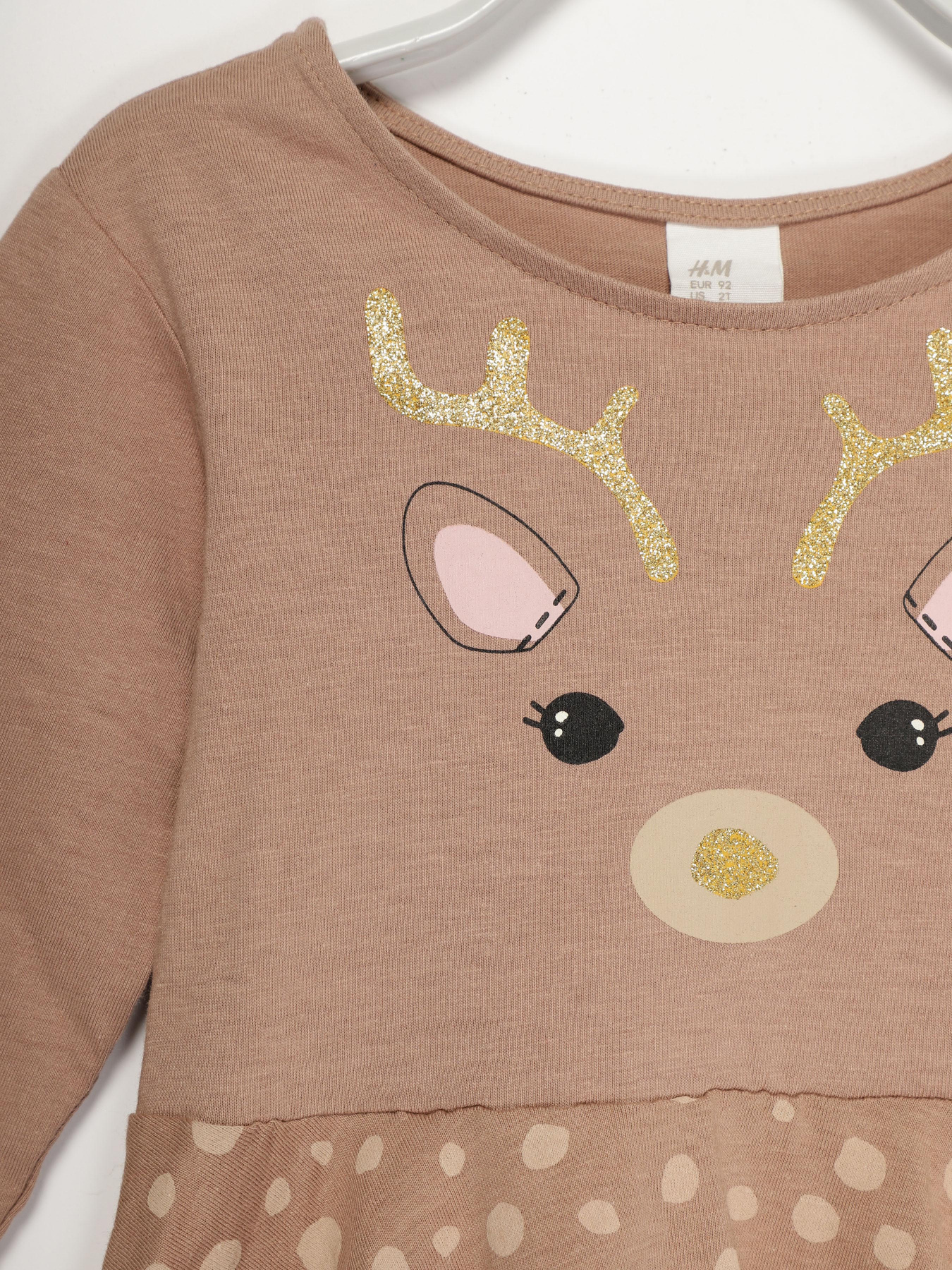 Платья H&M модель 0865791_коричневий комб. Платья H&M модель 0865791_коричневий комб. Фото
