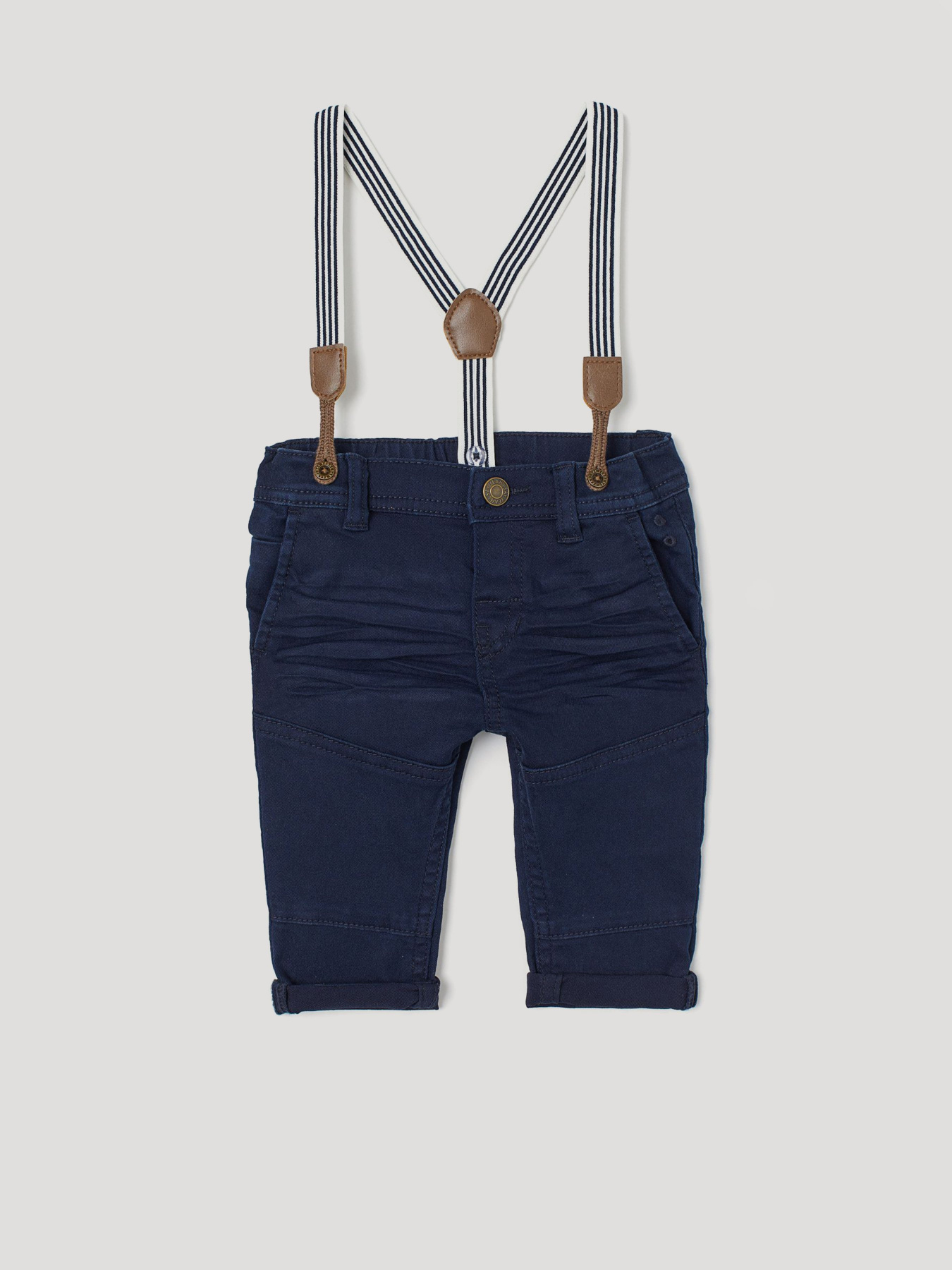 Штани H&M модель 0808287_т.синій Фото