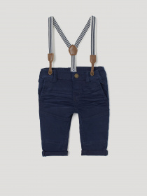 Штани H&M модель 0808287_т.синій Фото