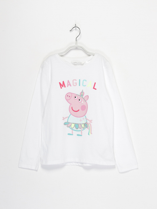 Худі та світшоти H&M модель 0866365_білий комб. Фото