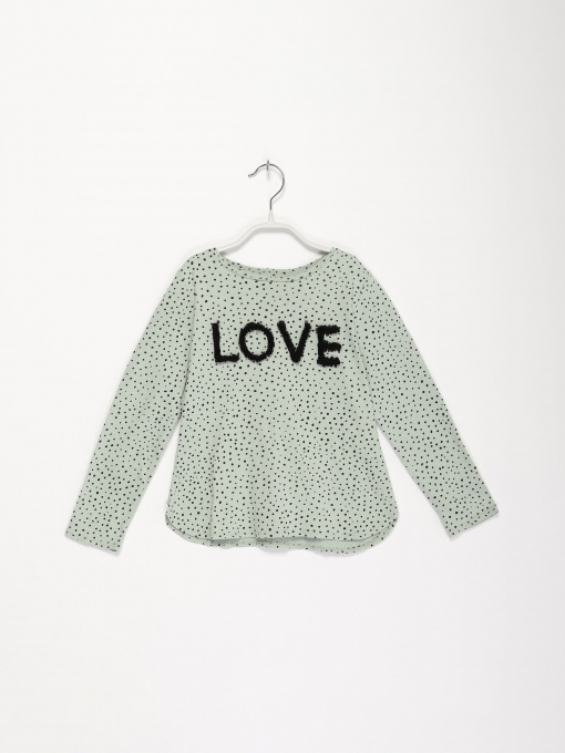 Худи и свитшоты H&M модель 0870529_оливковий з чорним Фото