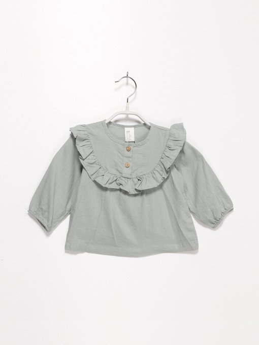 Рубашки H&M модель 0872826_оливковий Фото
