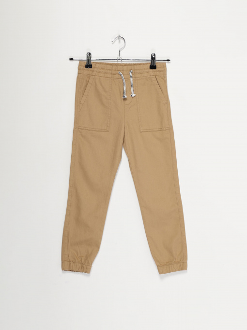 Брюки H&M модель 0875084_бежевий Фото