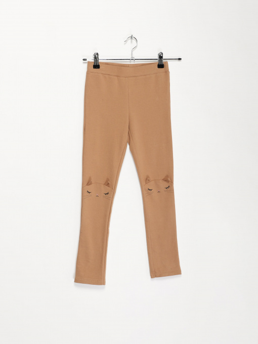 Брюки H&M модель 0875892_с.коричневий Фото