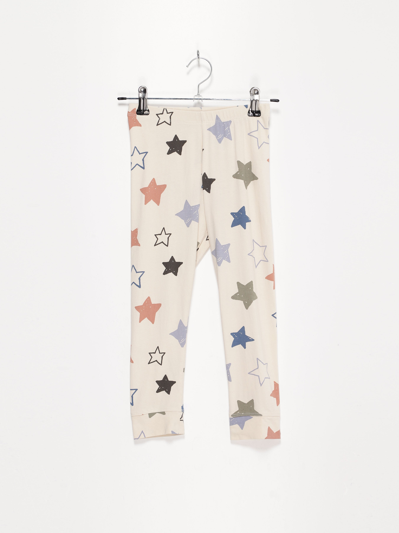 Штани H&M модель 0891750_с.бежевий комб. Фото
