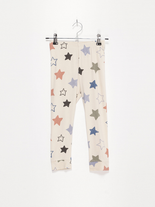 Брюки H&M модель 0891750_с.бежевий комб. Фото